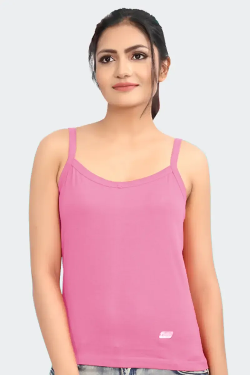Prithvi Rose Solid Camisole for Women 029666PIN100