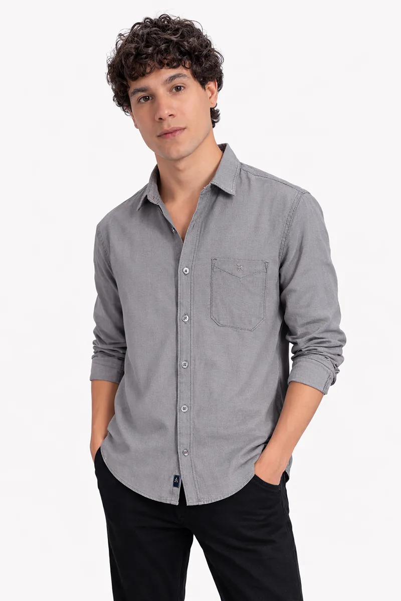 Men's Cotton Solid Casual Shirt