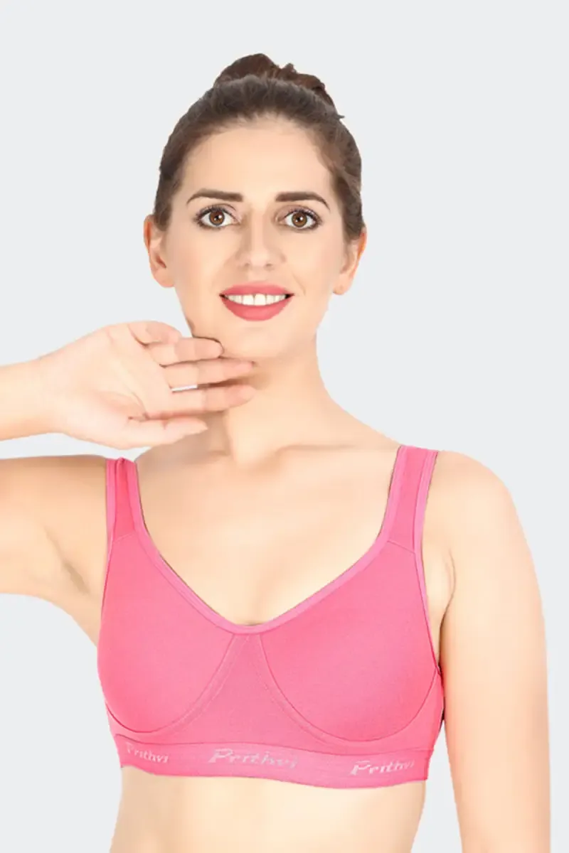 Prithvi Polycotton Full Coverage T-shirt Bra for Women 029735PIN100