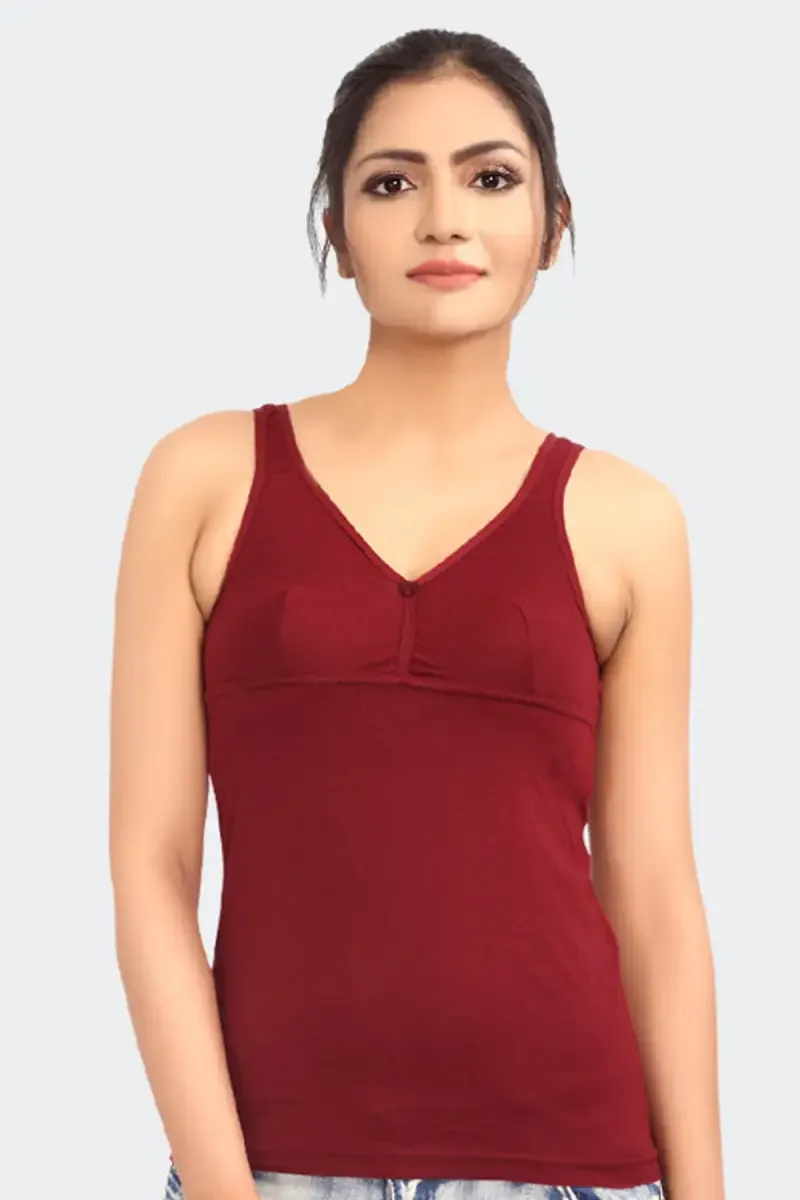 Prithvi Suguna Cup Solid Camisole for Women 029737MAR95