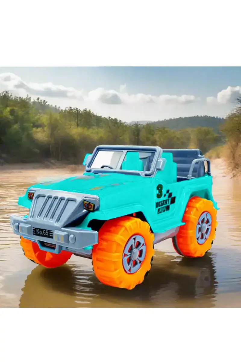 Thar Friction Power Jeep Toy- Green 029779GRE