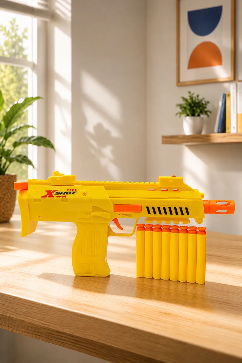 Lovely Toys X Short Mini Gun For Kids - (Yellow) 029787YEL
