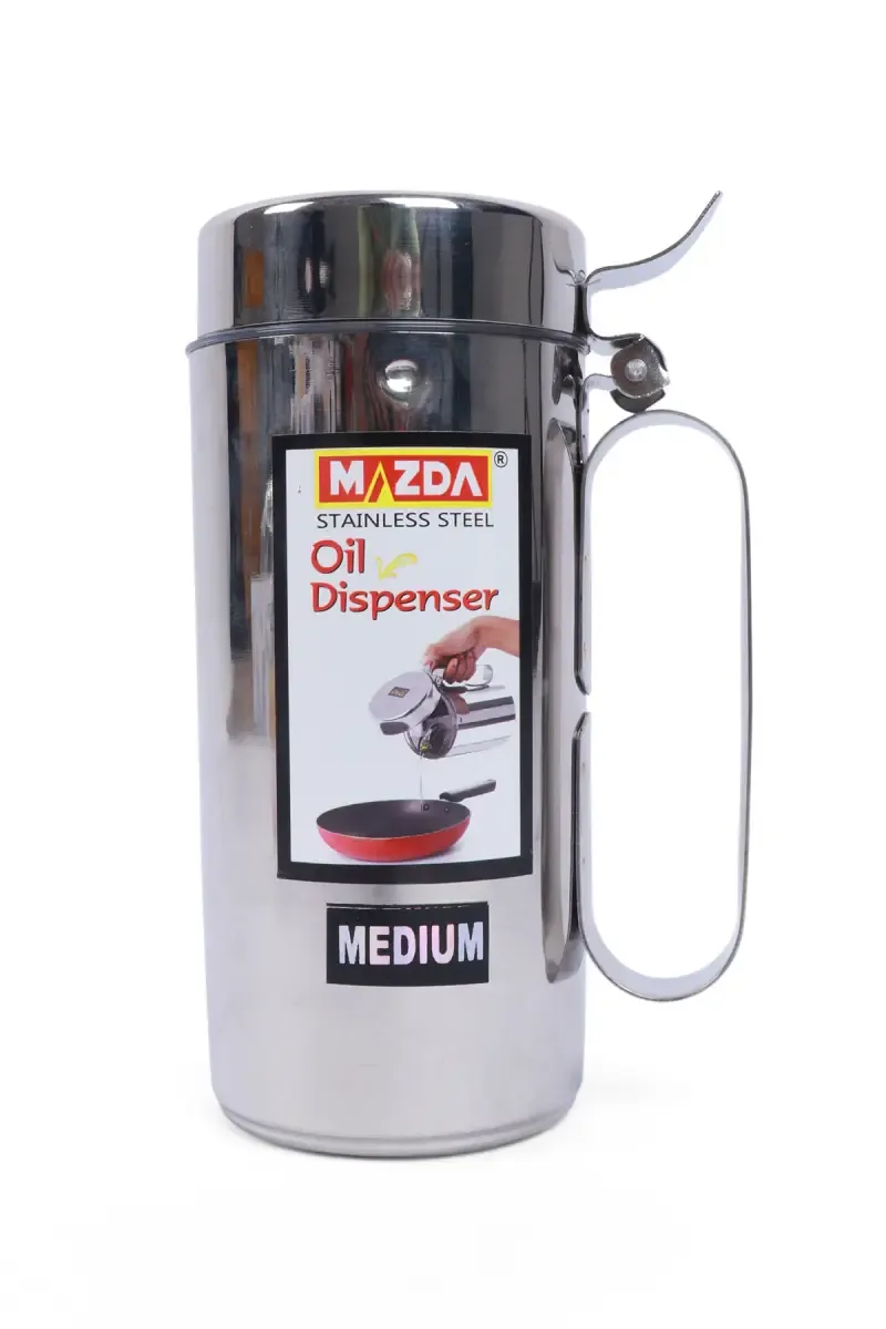 Mazda Stainless Steel Oil Dispenser - 750ML 029814SIL750ML