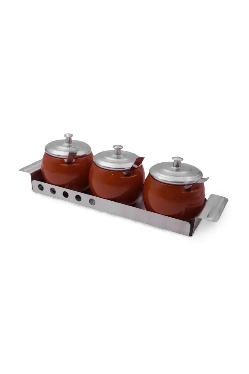 Mazda Polycarbonate 3 pcs Pickle Jar Set - 120ml (Each) 029826BRO360ML