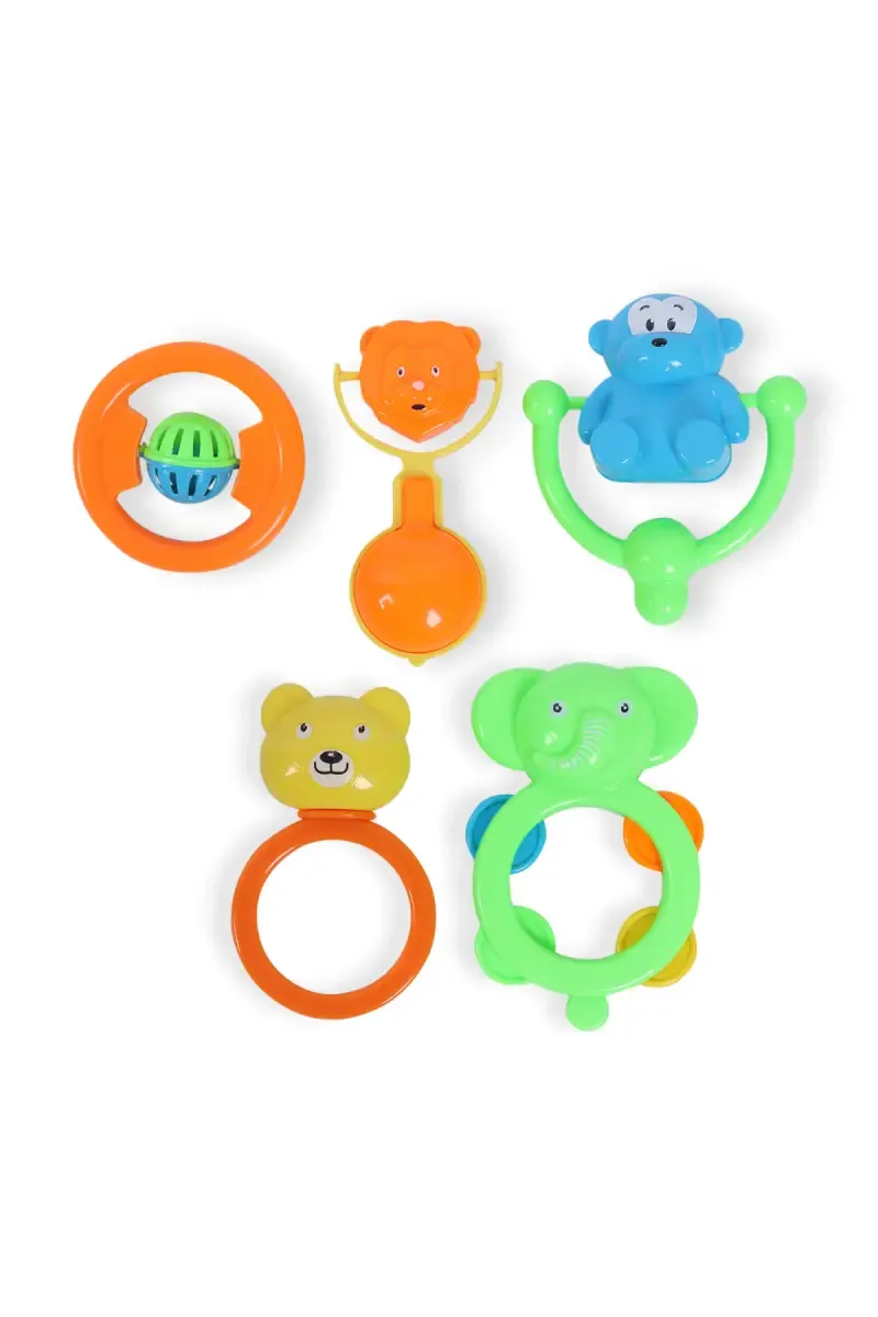 Blossom Animal Shaped Rattles - Pack of 5