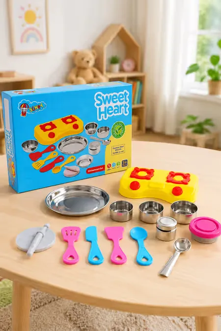 Sweet Heart Kids Kitchenware Toy Set - (Multicolor)