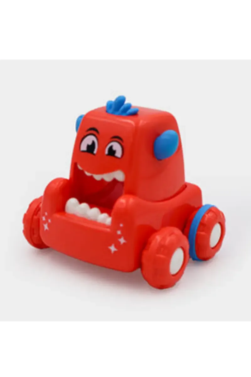 Mini Monster Press & Go Car- Red 029932RED