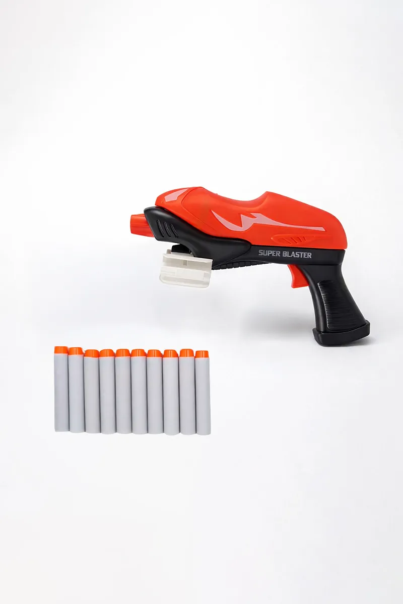 Super Blaster Foam Dart Gun - (Orange)