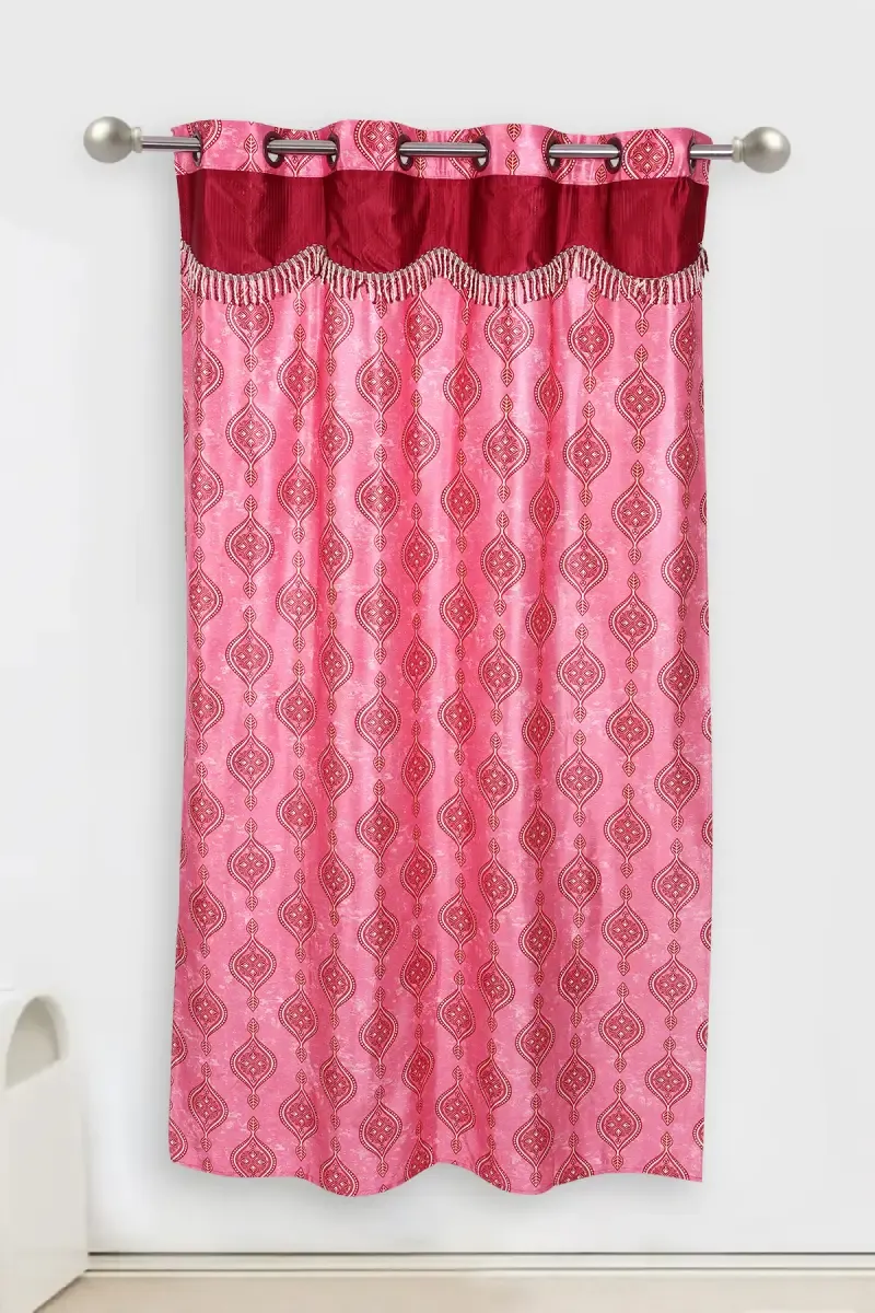 Polyester Printed Door Curtain, Kalai Cotton - 7x4 Feet (Approx) 029989DOO(7FEEPIN 029989DOO7FEEPIN