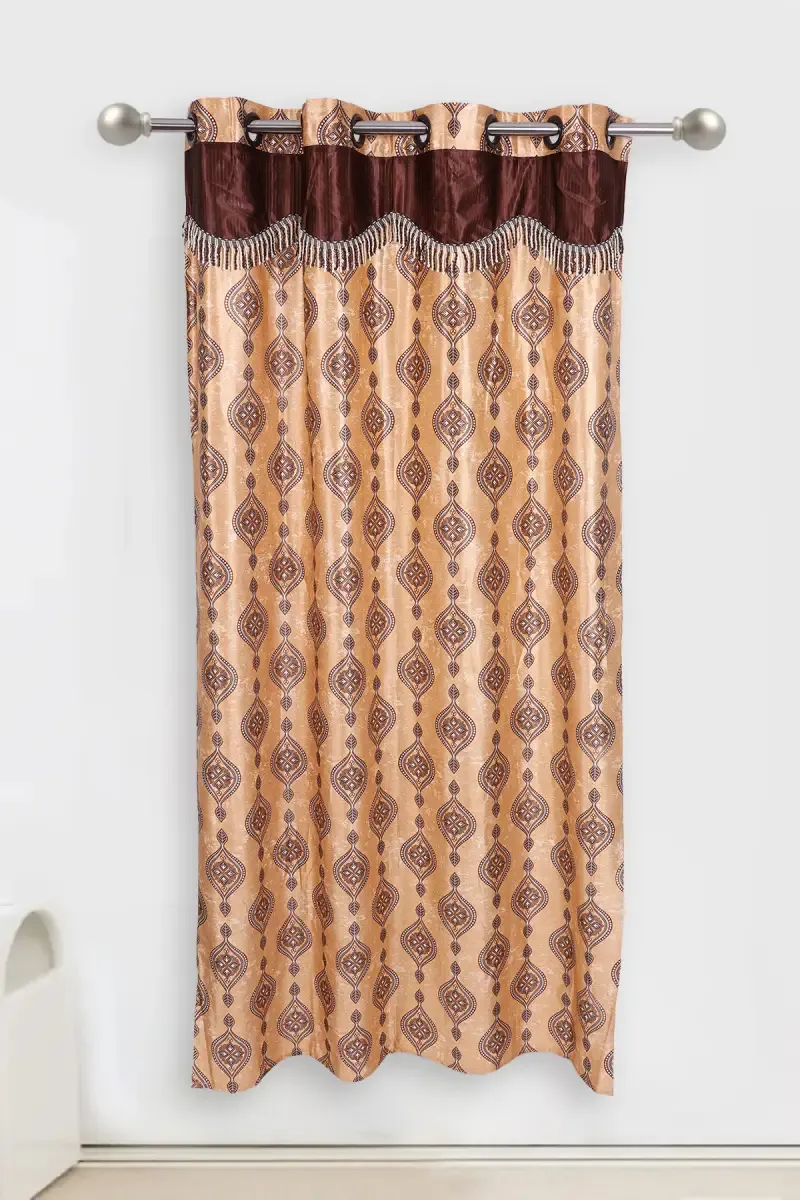 Polyester Printed Door Curtain, Kalai Cotton - 7x4 Feet (Approx) 029989DOO(7FEESAN 029989DOO7FEESAN