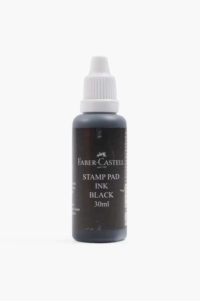 Faber-Castell Stamp Pad Ink Refill - 30 ml (Black)