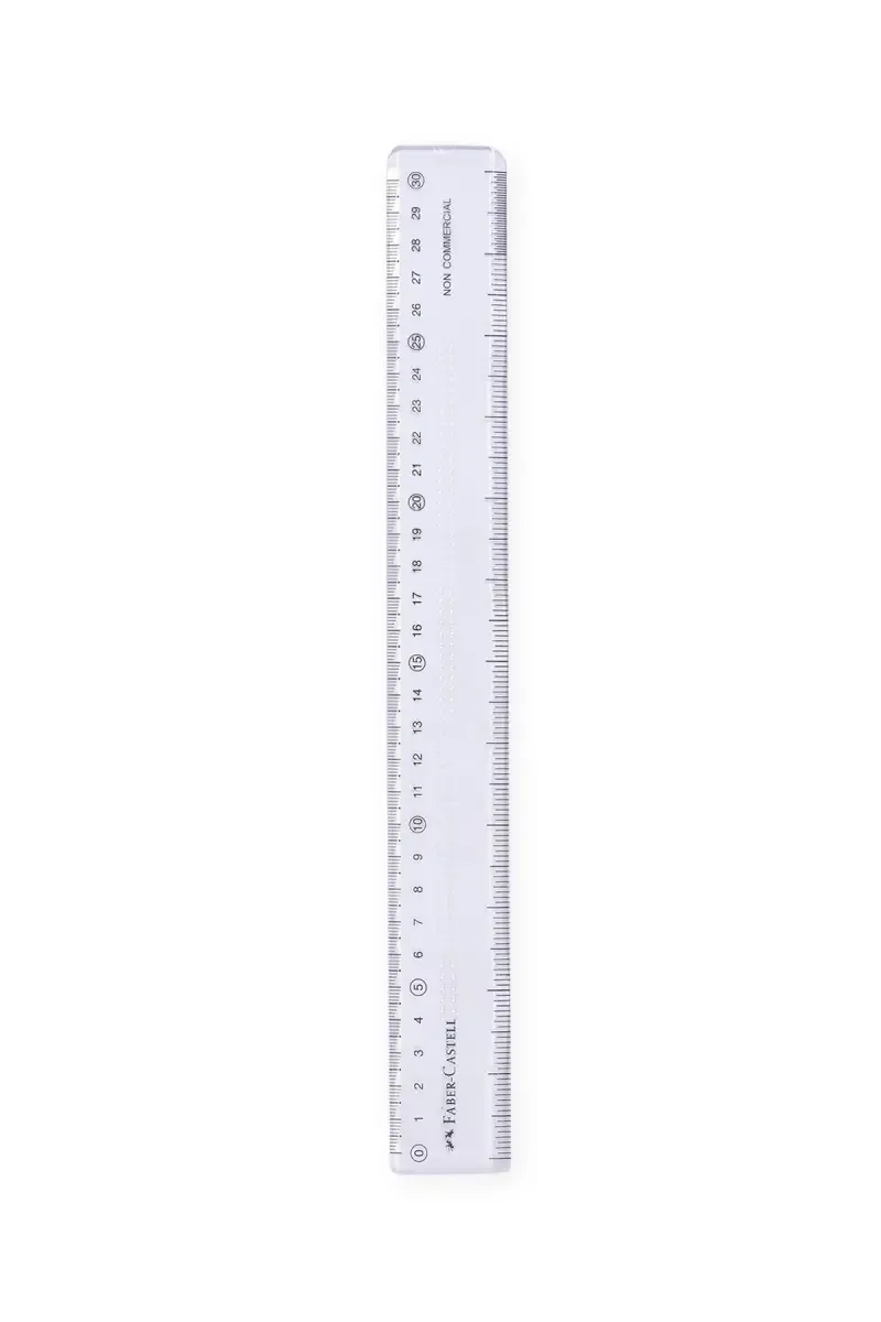 Faber-Castell Scales 30 Cm Regular (Transparent)