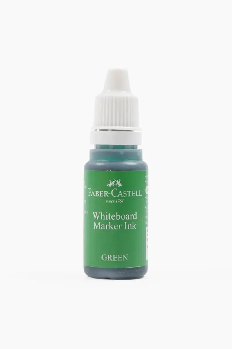 Faber Castell White Board Marker Ink Refill 15 ml (Green, Pack of 1)