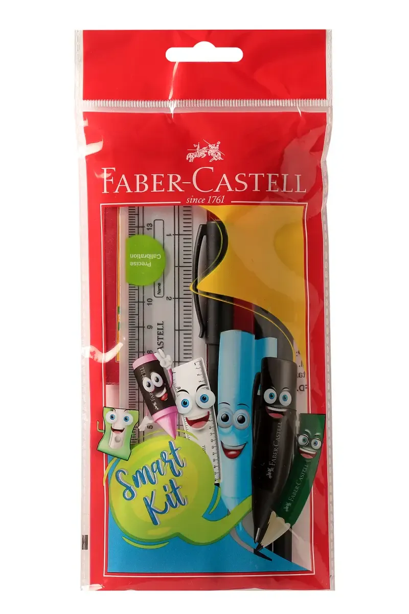 Faber Castell Smart Kit (Pack of 7)- Multicolor