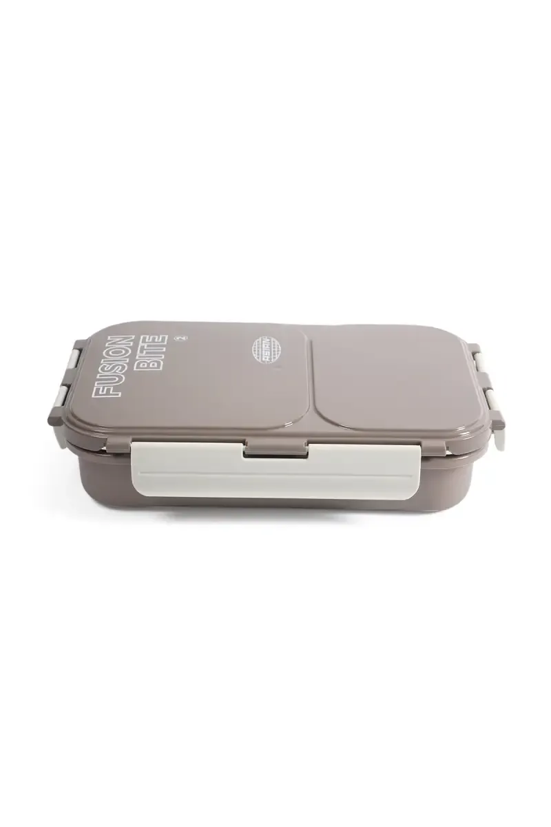 Asian Plastic & Stainless Steel 2 Compartment Lunch Box - 650 ML