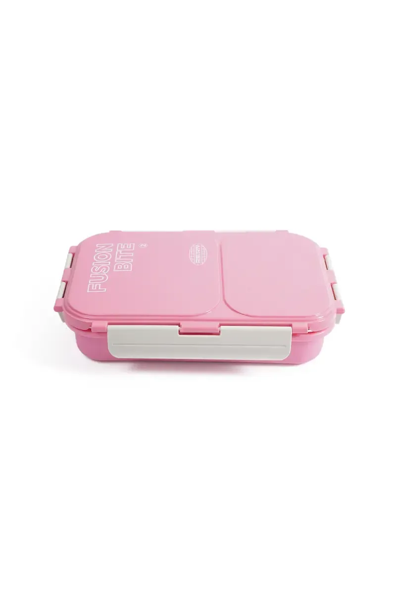 Asian Plastic & Stainless Steel 2 Compartment Lunch Box - 650 ML