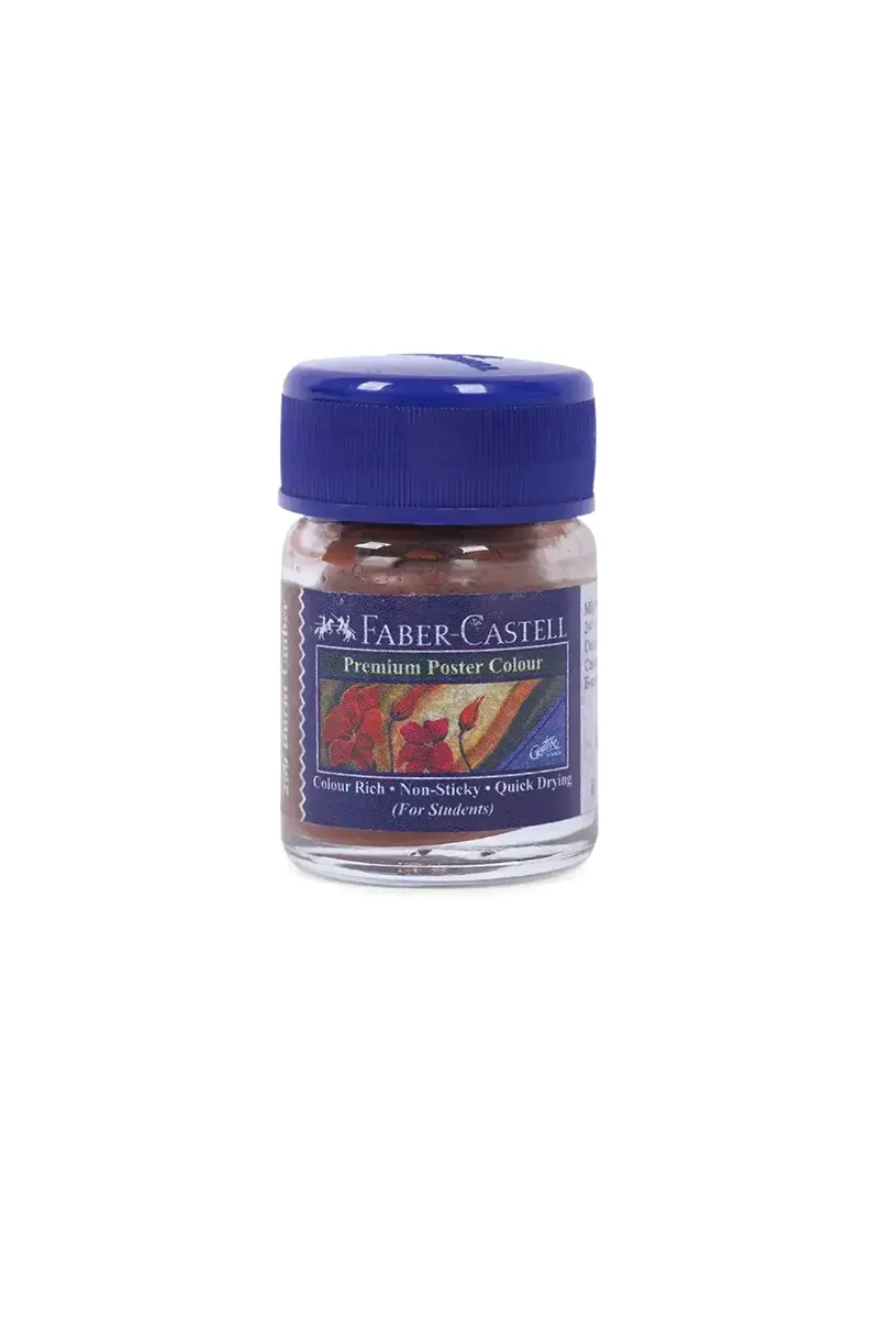 Faber-Castell Poster Color Premium – 15ml (Burnt Umber) 03018415MBURUMB