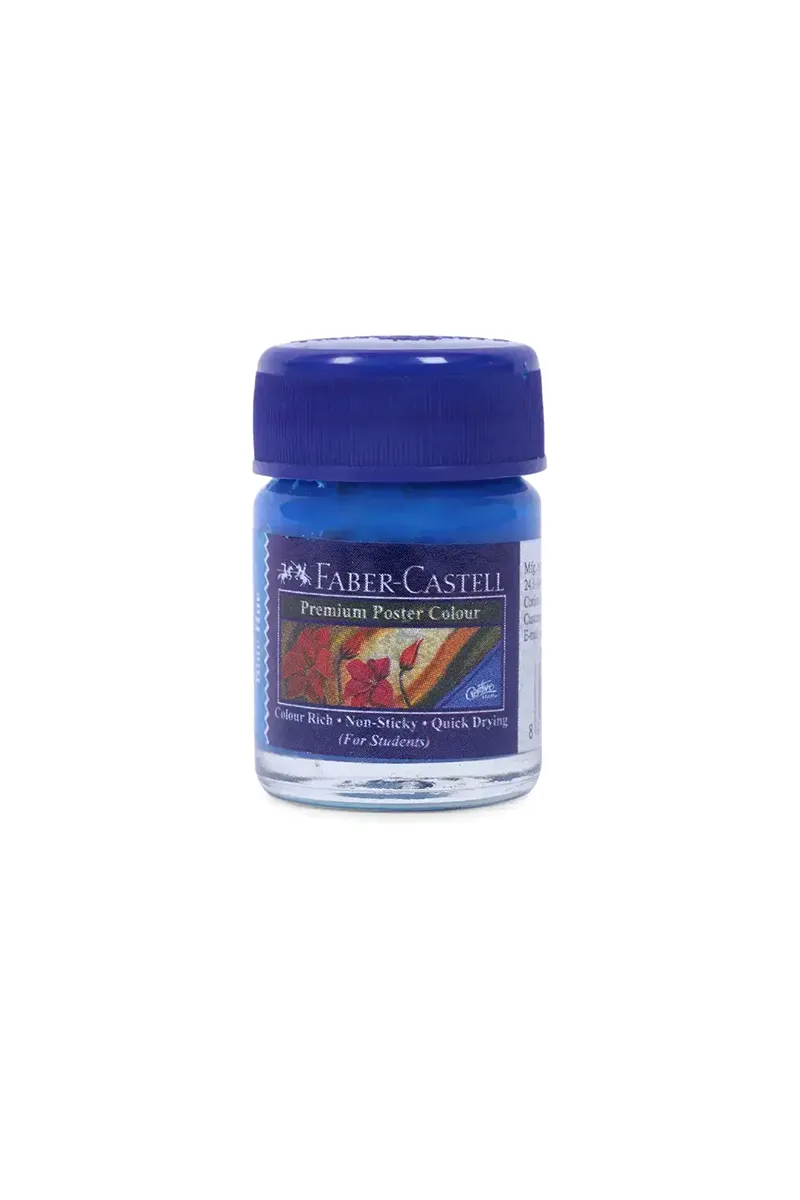 Faber-Castell Poster Color Premium – 15ml (Cobalt Blue) 03018415MCOBBLU