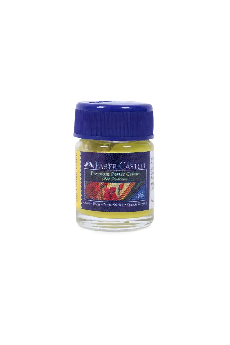 Faber-Castell Poster Color Premium – 15ml (Lemon Yellow) 03018415MLEMYEL
