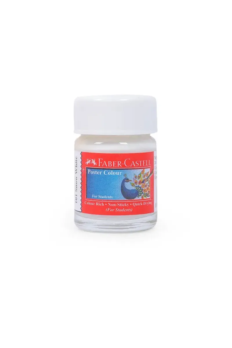 Faber-Castell Poster Color Premium – 15ml (Snow White) 03018415MSNOWHI