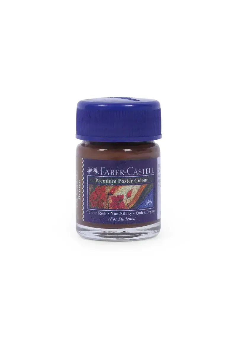 Faber-Castell Poster Color Premium – 15ml (Vandyke Brown ) 03018415MVANBRO