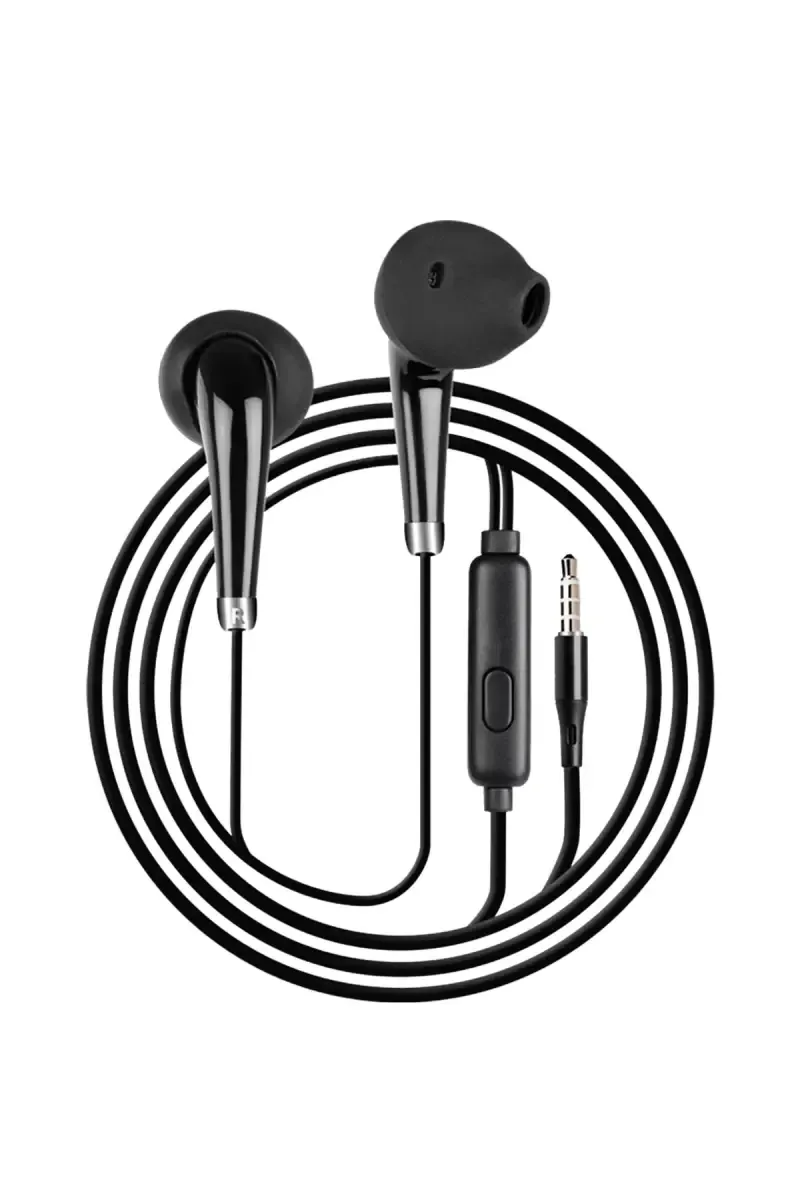 Zebronics Calyx  3.5mm In Ear Wired Earphone with Mic, 12mm driver, In-line Mic (Black)