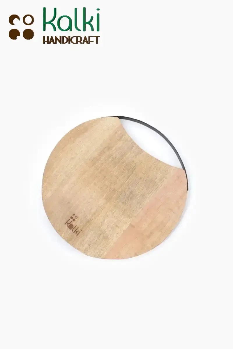 Kalki Round Wooden Chopping Board - 28cm (Approx)