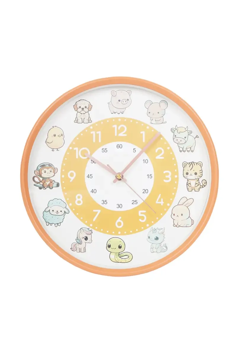 Plastic Analog Wall Clock - 34 cm