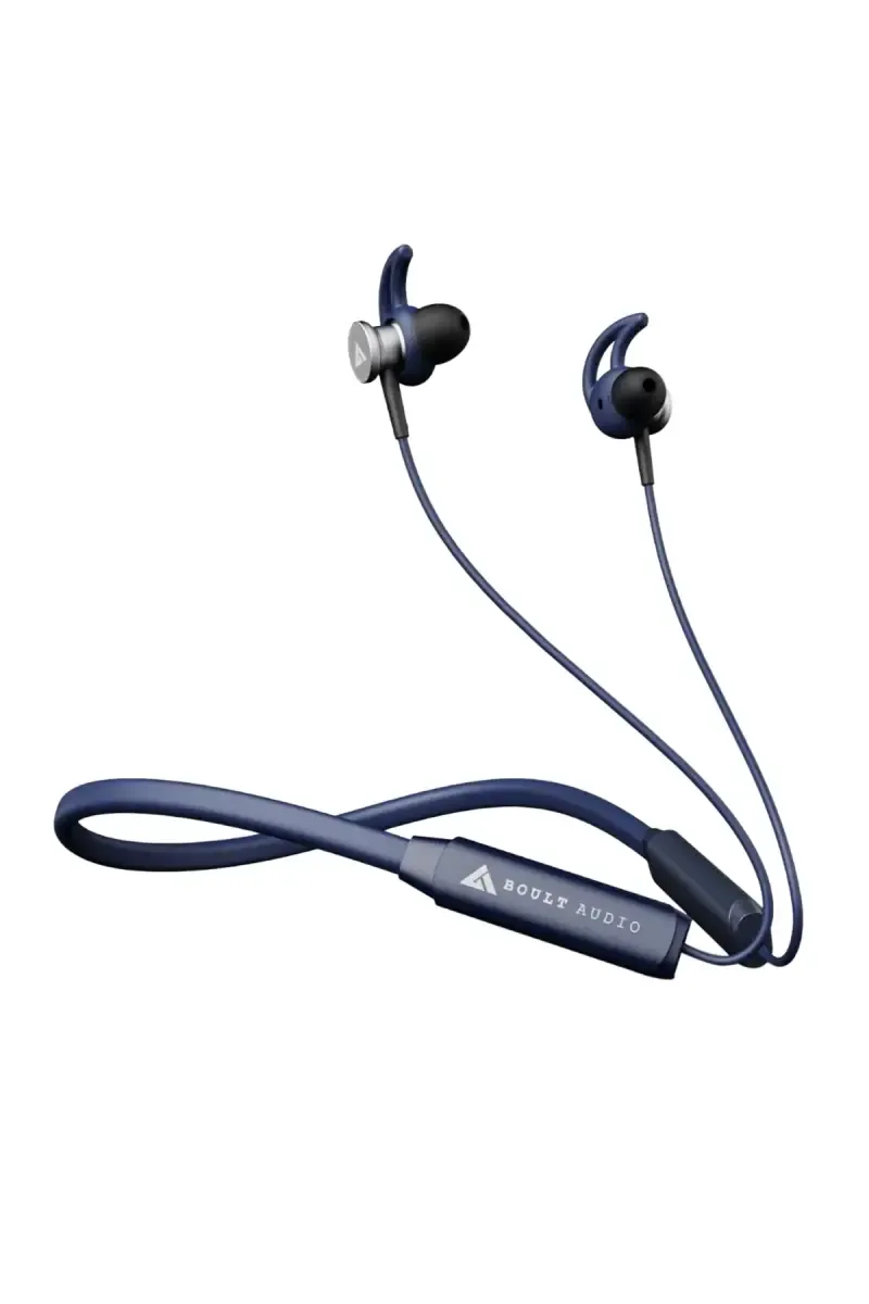 Boult GX Charge Wireless Bluetooth In Ear Neckband with 40 Hrs Playtime, ZEN Mode ENC, IPX5 (Blue)