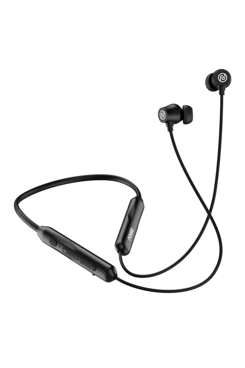 Noise Airwave Pro Wireless Bluetooth In Ear Neckband with 60 Hrs Playtime, Dual Pairing, Low Latency (Matte Black) 030349AIRPROMATBLA