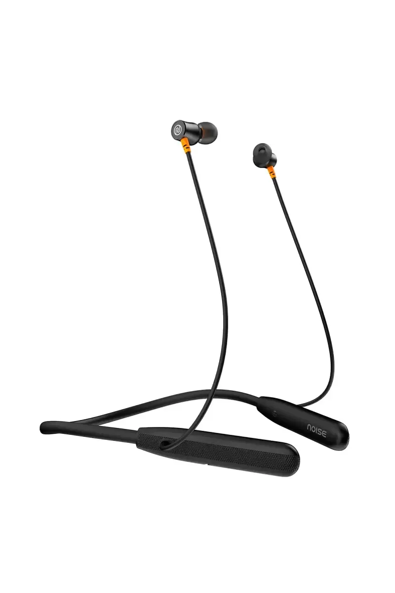 Noise Airwave Wireless Bluetooth In Ear Neckband with 50 Hrs Playtime, 3 EQ Modes, ENC, Low Latency (Jet Black)