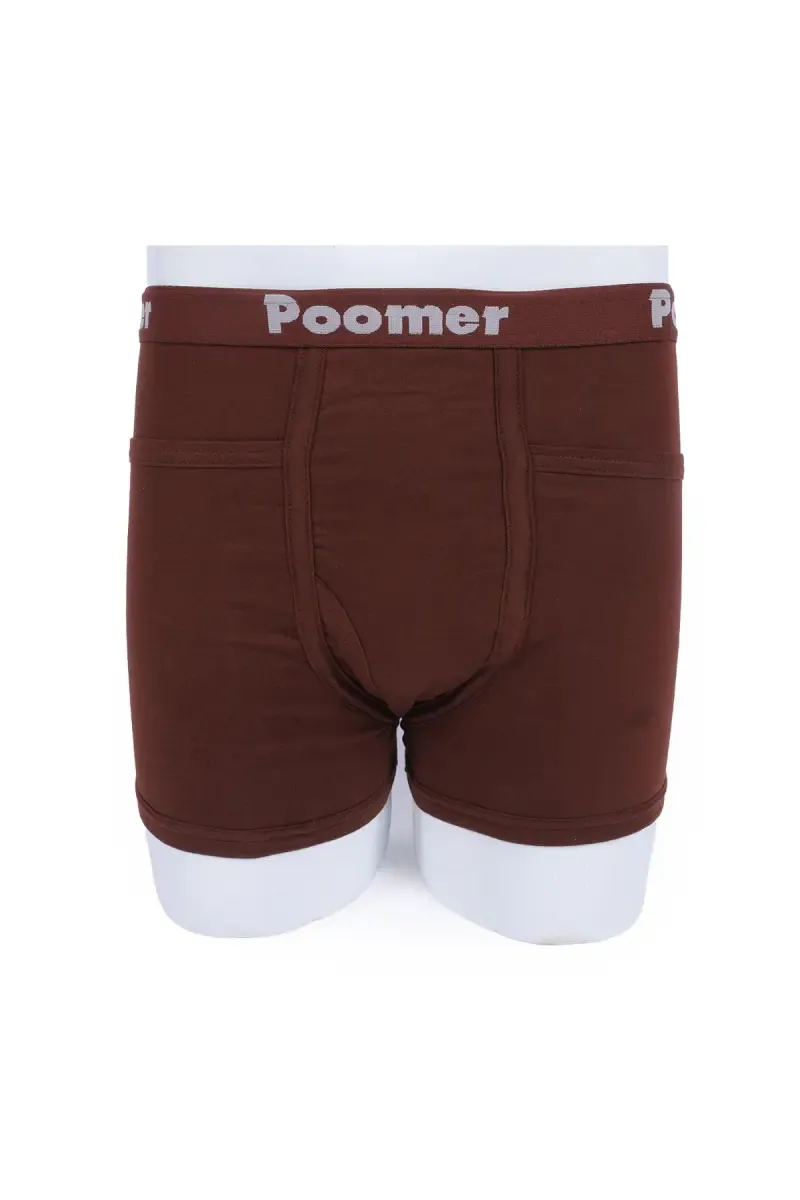 Men's Cotton Trunks with Pockets 030397DARKHA95