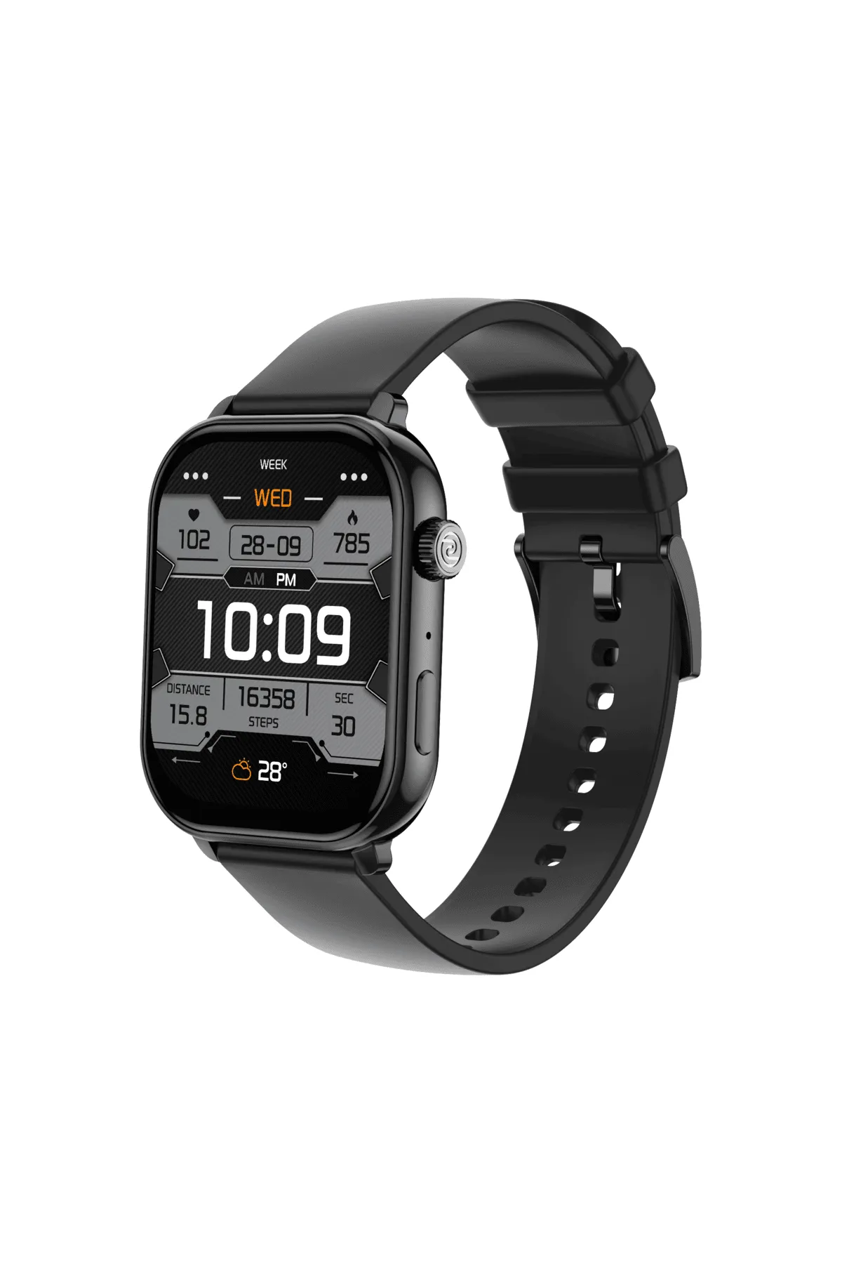 Noise Victor 2 1.96" Smartwatch with Amoled Display, IP68, AI Voice Assistance, 100+ Watch Faces (Jet Black) 030412VIC2JETBLA