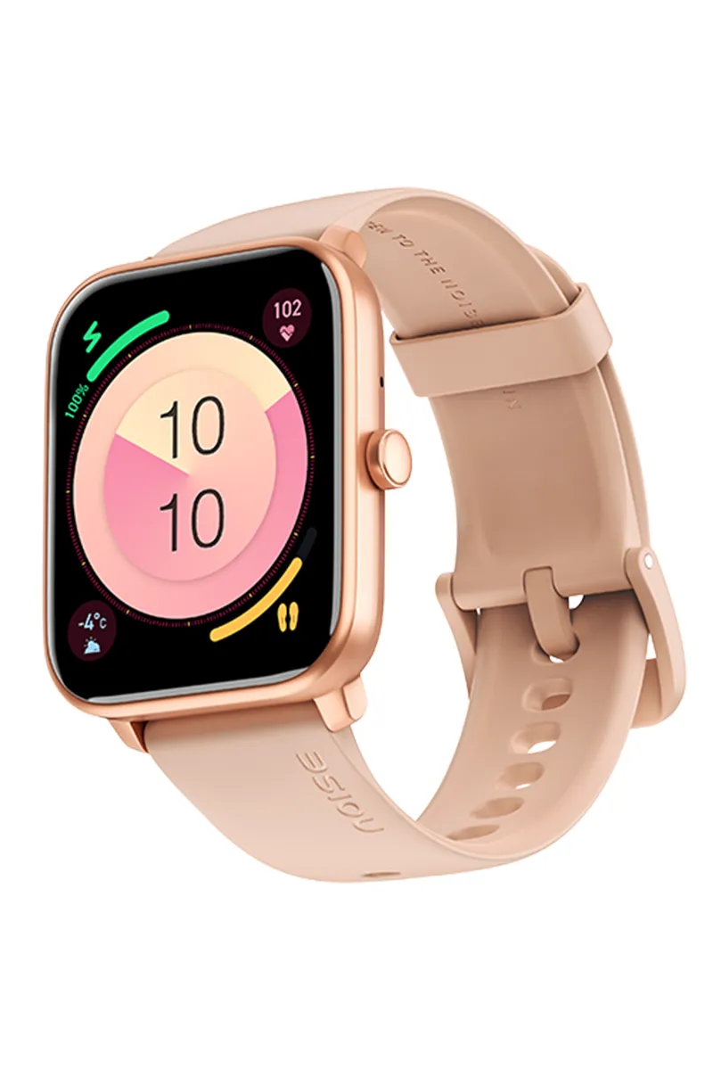 Noise Pulse 4 1.85" Smartwatch with Amoled Display, BT Calling, 100+ Watch Faces, Health Suite (Rose Gold Pink)