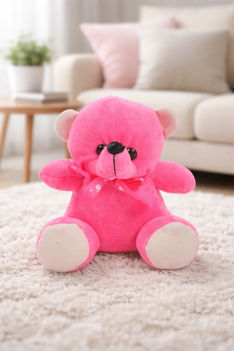 Mini Teddy Bear Soft Toy - Pink