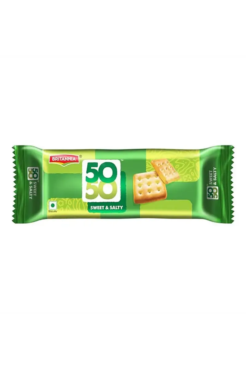 Britannia 50-50 Sweet & Salty Biscuits - 76 g