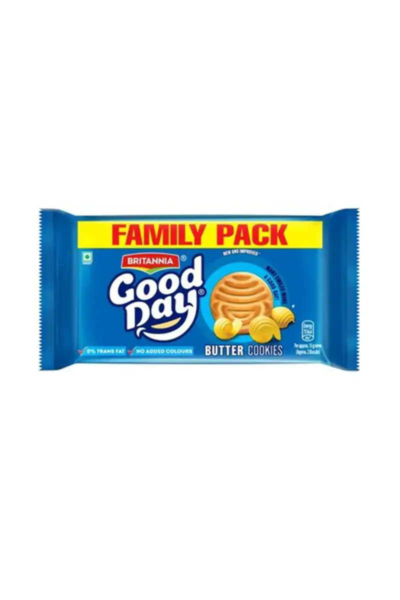 Britannia Good Day Butter Cookies - 5 * 113g (Family Pack)