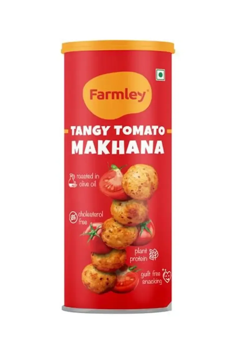 Farmley Tangy Tomato Roasted Makhana - 77g