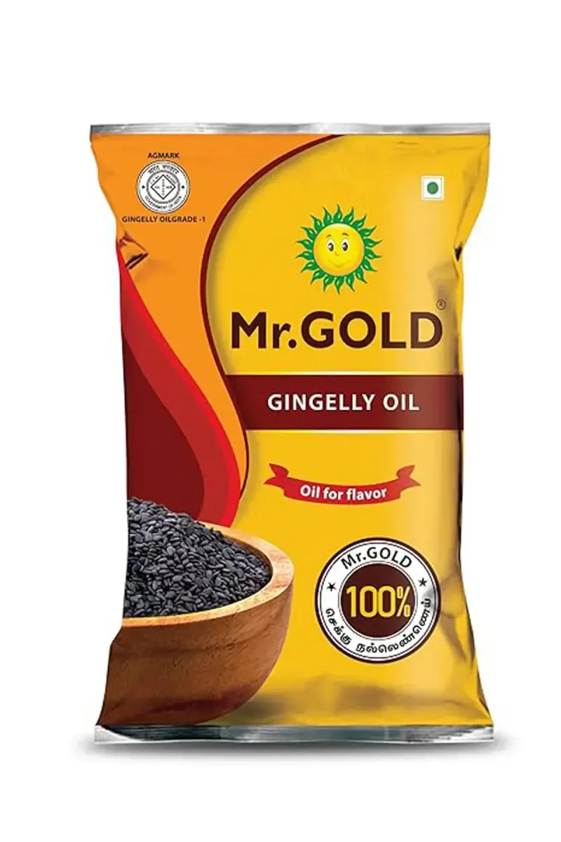Mr.Gold Gingelly Oil - 1 Ltr (Pouch)