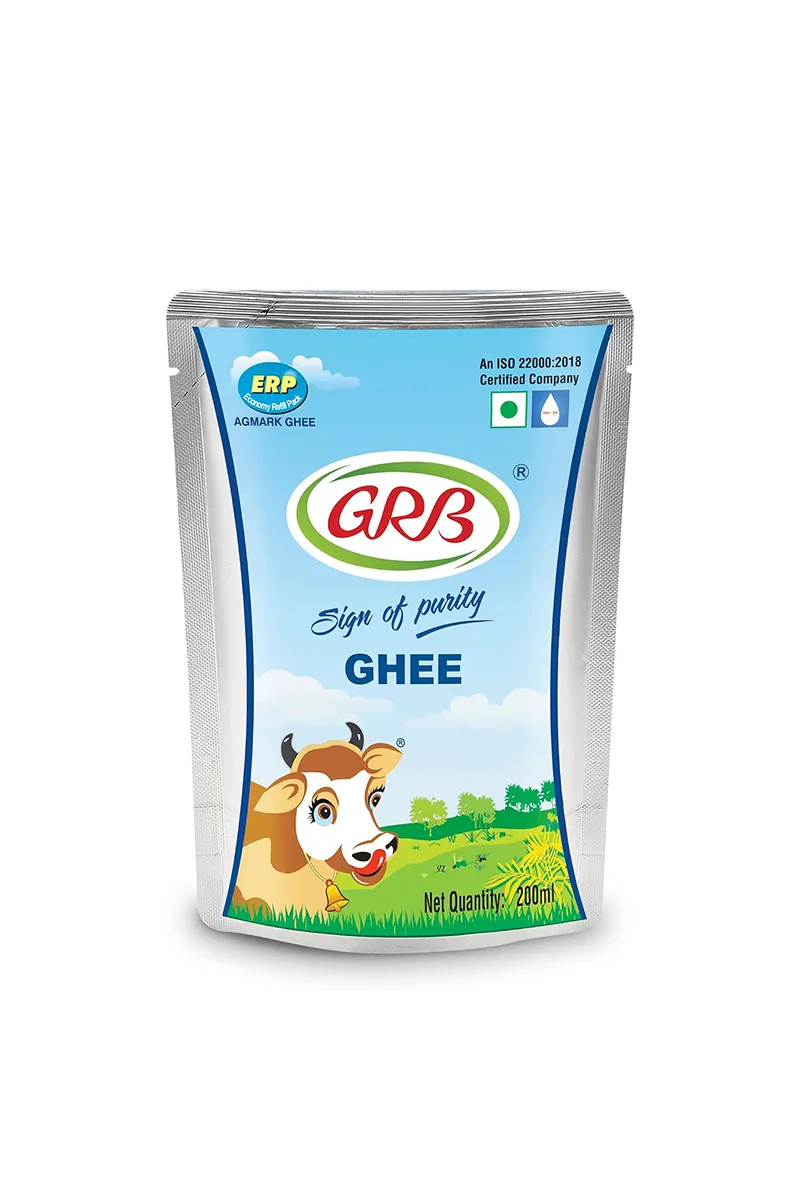 GRB Cow Ghee (Pasu Nei) - 200ml (Pouch)