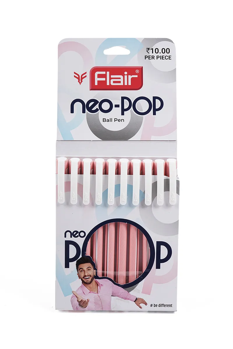 Flair Neo Pop Ball Point Pen - Pack of 10