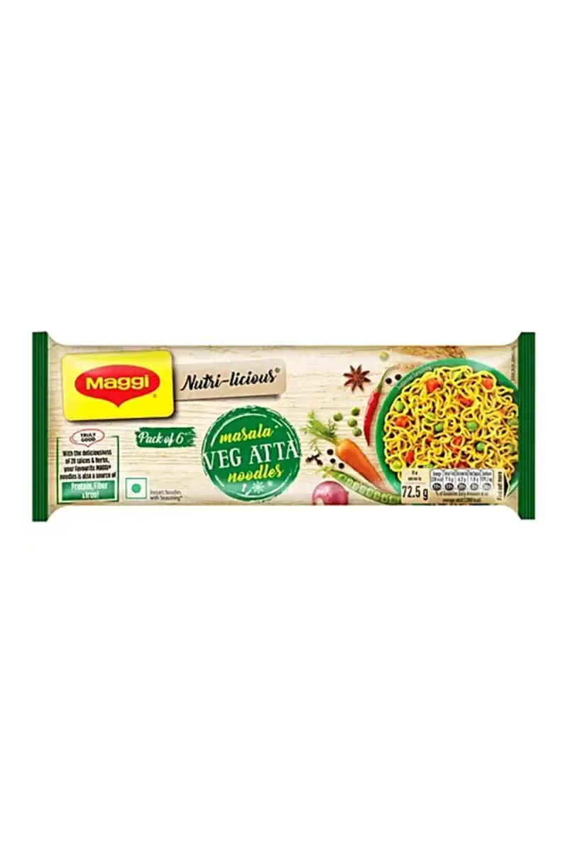 Maggi Nutri-licious Masala Veg Atta Noodles-435g