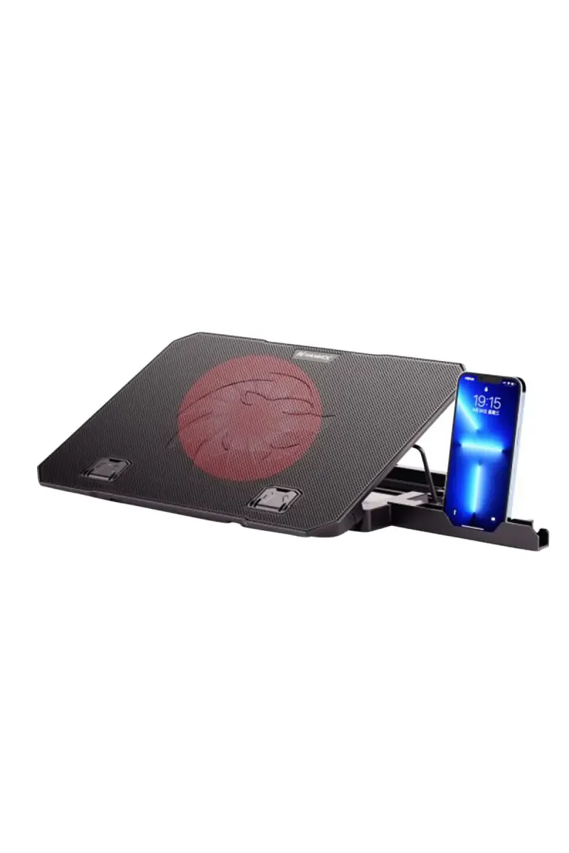 Hammok Denver USB Powered Laptop Cooling Pad with Powerful Fan, Mobile Stand, Angle Stand (Black)