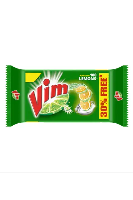 Vim Dishwash Bar with Power of Lemons - 100g+45g  030943145G