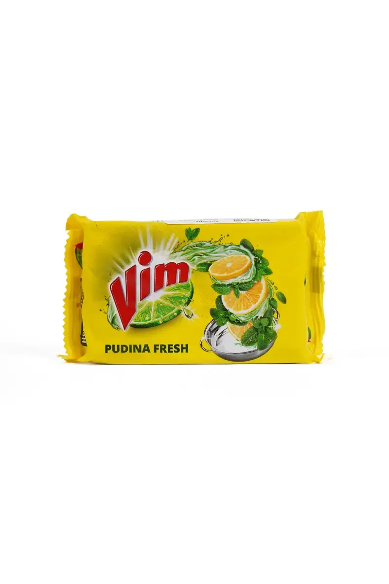 Vim Extra Anti Smell Pudina Dishwash Bar - 250g