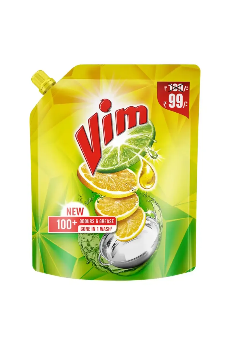 Vim Dishwash Liquid Spout Pouch - 500ml