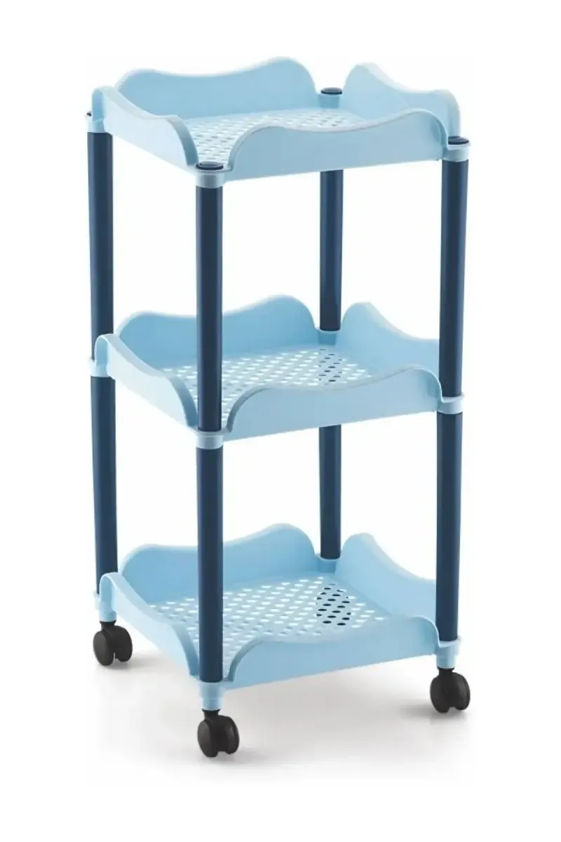 Mastercook Plastic 3 Layer Cuba Storage Rack - 57 Cm