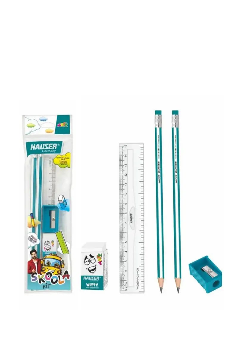 Hauser Germany Skoola Pencil Kit (Multicolor) - Pack of 5