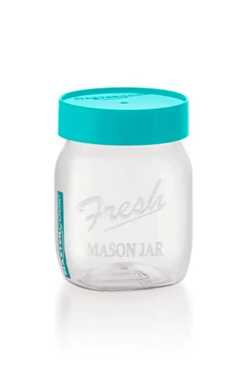 Mastercook Plastic Mason Jar Container - 250 ml 031056AQU250ML