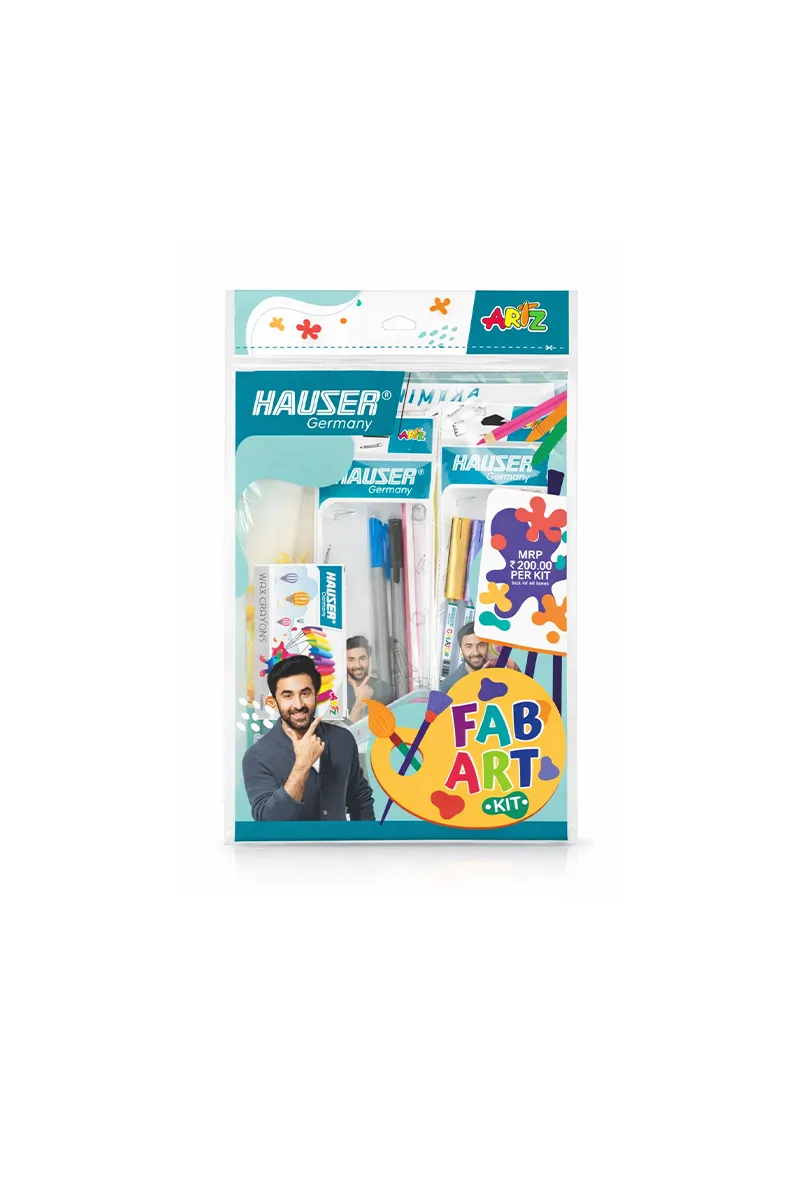 Hauser Germany Fab Art Kit (Multicolor) - Pack of 14